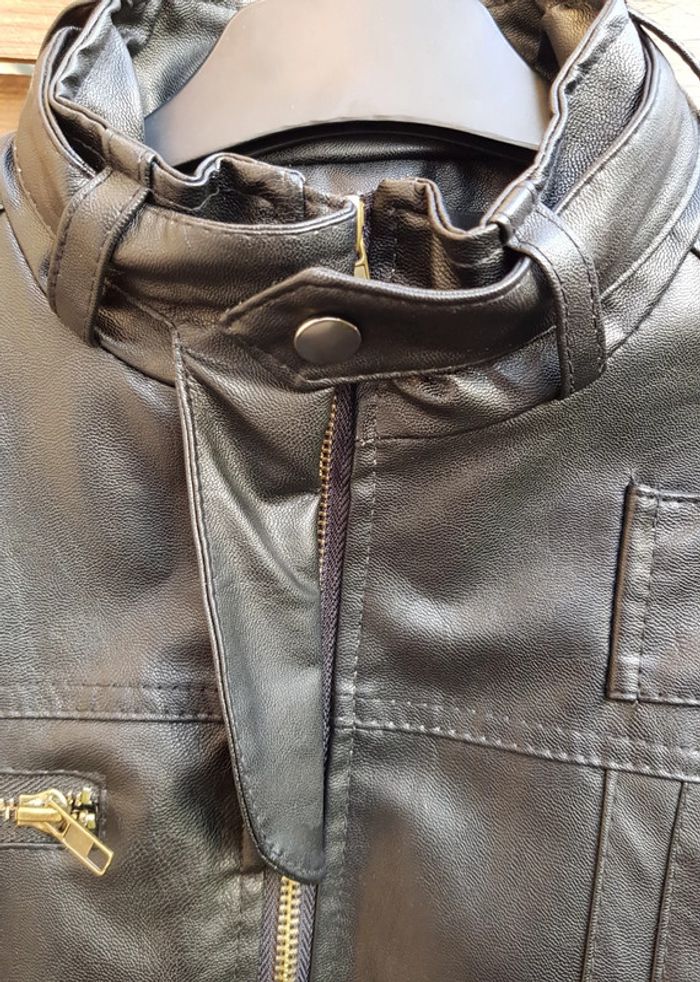 Veste homme style motard - photo numéro 2