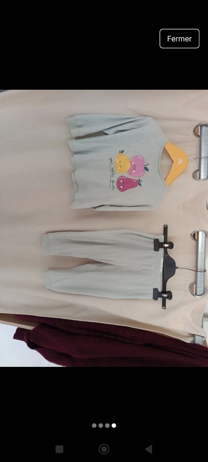 Pyjama 2 pièces lefties 18 mois - photo numéro 4