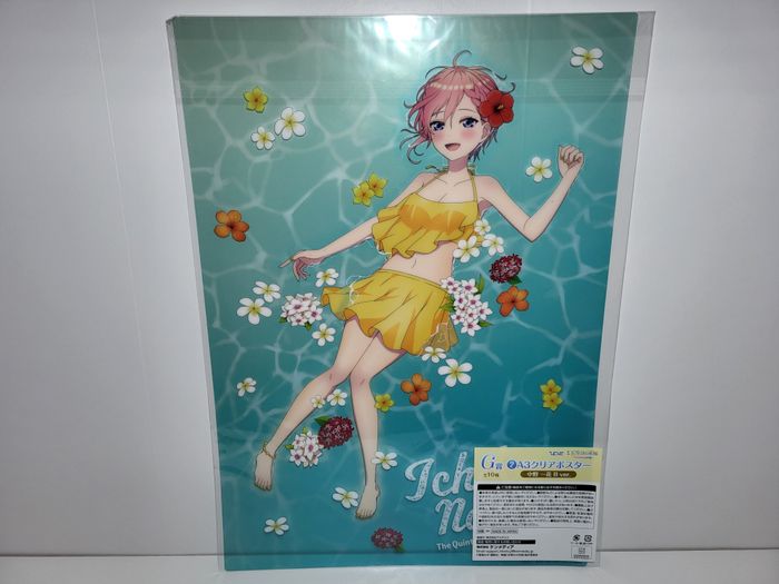 Affiche Poster The Quintessential Quintuplets Kuji Ichika Nakano 40x30 CM