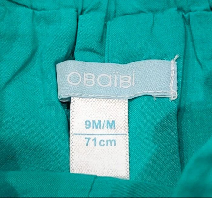 Lot de 2 shorts légers - Taille 9mois,71cm - photo numéro 12