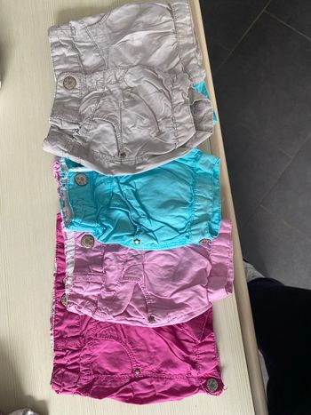 Lot de 4 shorts fille