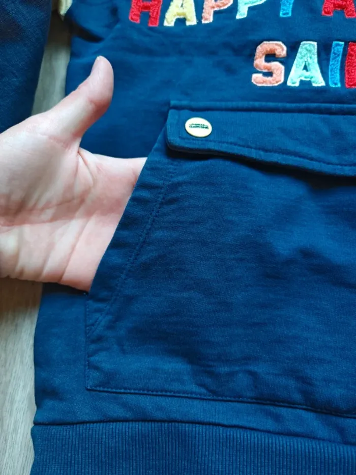 Sweat à capuche 8 ans La fabrique des Garçons - photo numéro 4