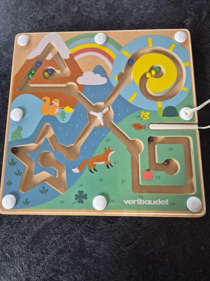 Labyrinthe a billes magnétiques - photo numéro 2