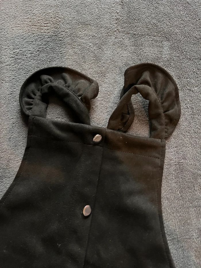 Robe en daim noir fille 5 ans gemo - photo numéro 3