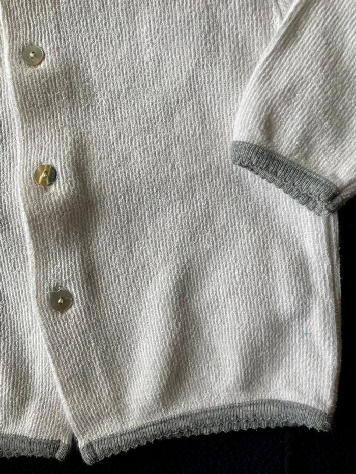 Gilet à capuche rose clair Cyrillus 12 mois - photo numéro 4
