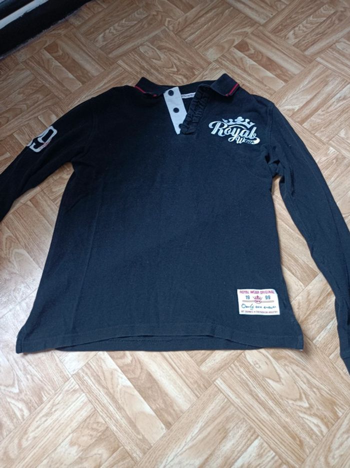 Polo manches longues garçon Gémo taille 14 ans je pense en bon état