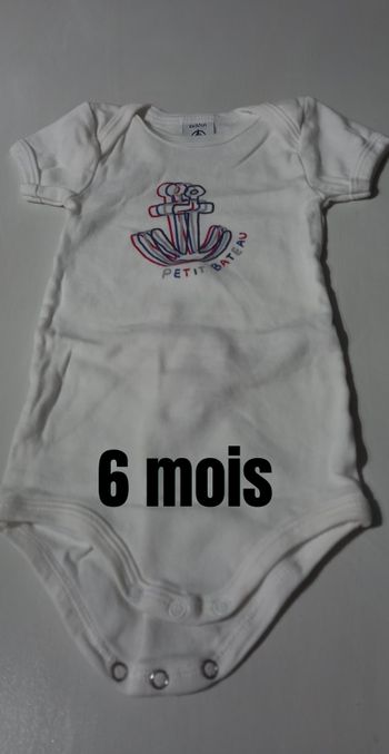 Body Petit Bateau 6 mois