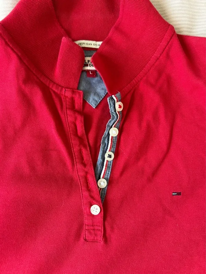 Robe polo rouge Tommy Hilfiger - photo numéro 3