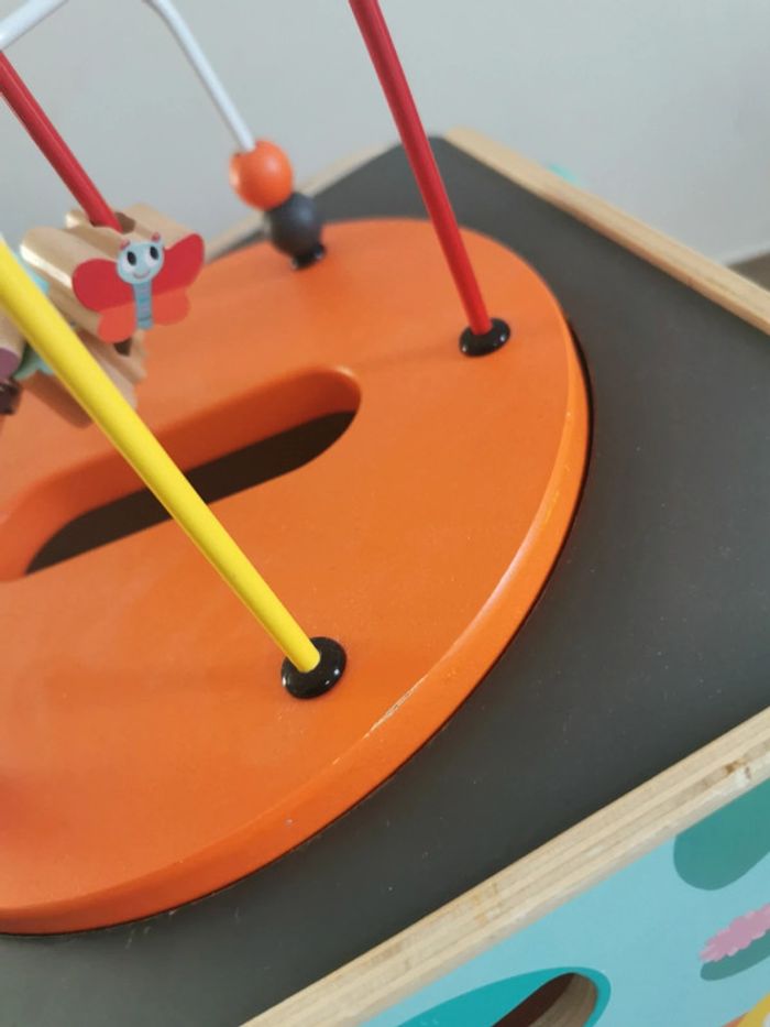 Cube d'activité maxi looping en bois - photo numéro 3