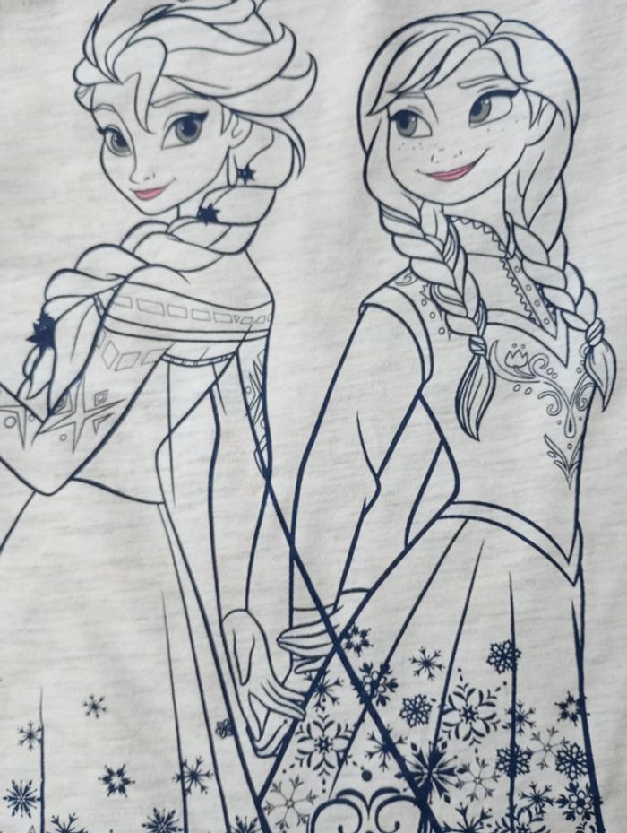 T-shirt Reine des Neiges 94 cm - photo numéro 5