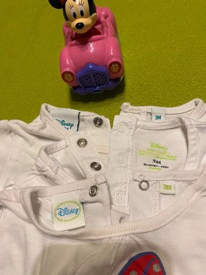 Lot tee-shirts Disney minnie 3 mois - photo numéro 5