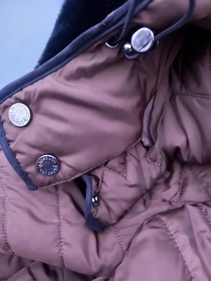 Manteau 🧥 marron 🌰Concept t.44 - photo numéro 8