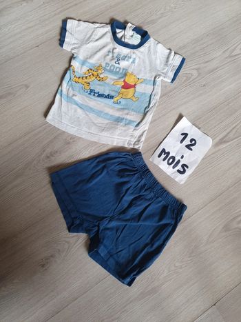 Pyjama short 12mois garçon