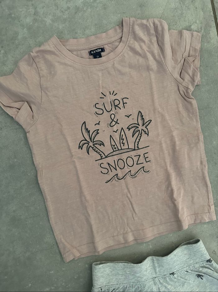 Pyjama avec 2 shorts été taille 3 ans - photo numéro 2