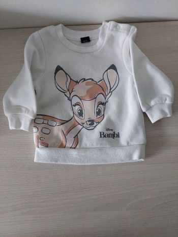 Pull  Bambi fille 9 mois
