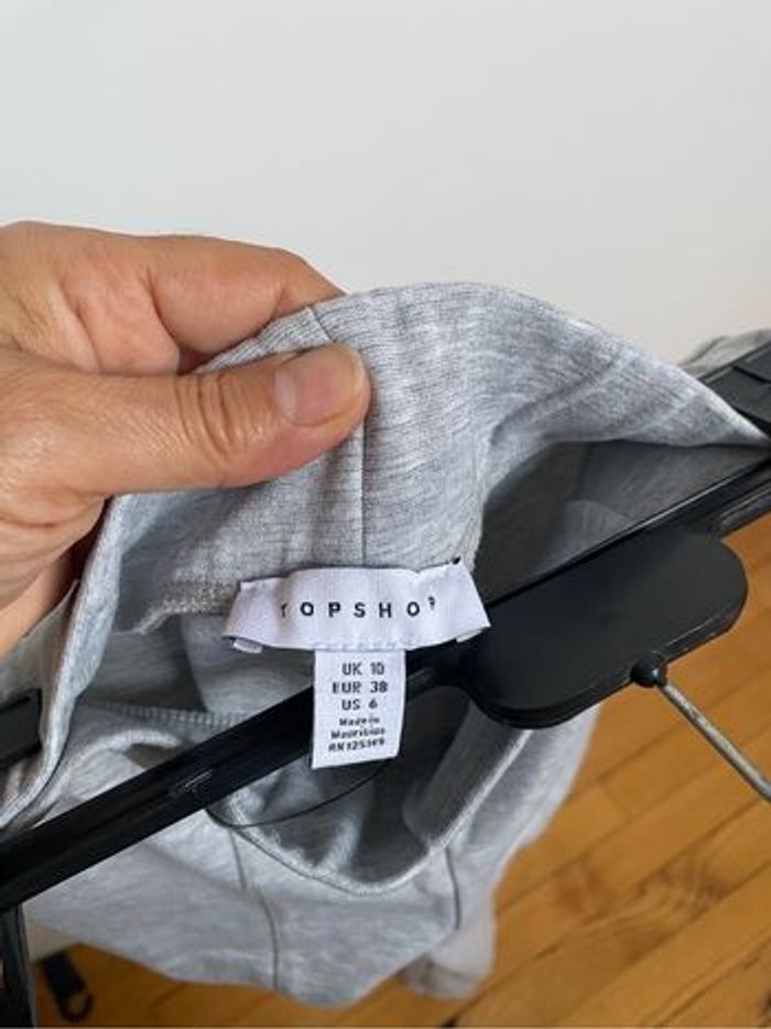 Pantalon topshop gris - photo numéro 4