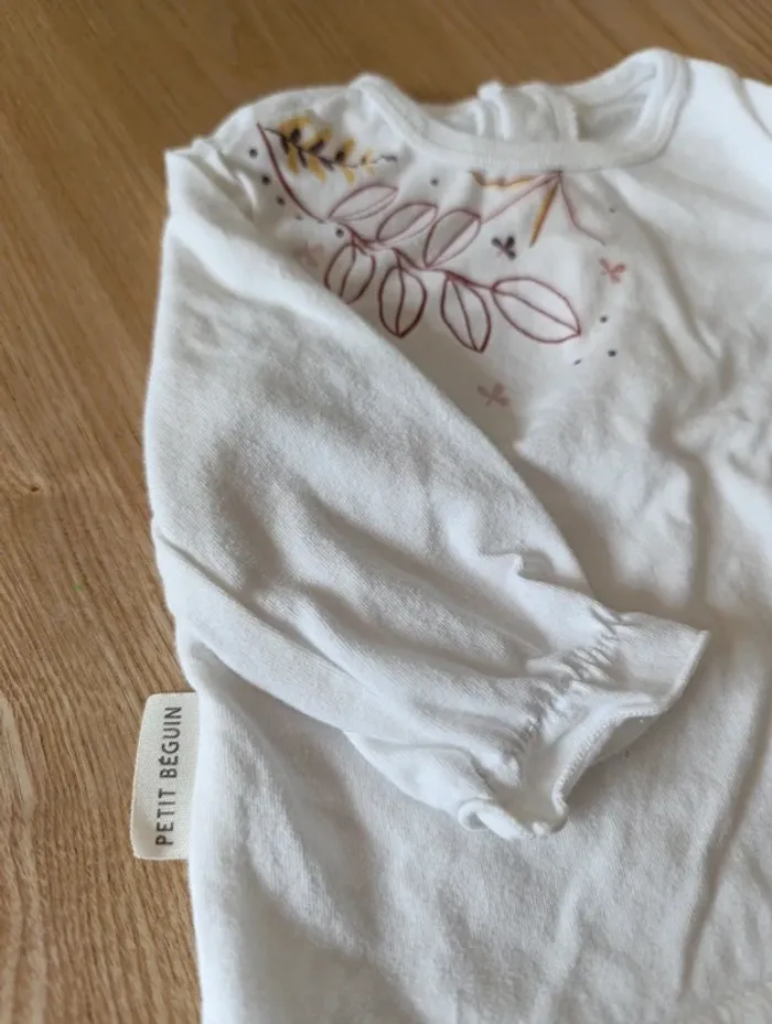T-shirt fille taille 3 mois - photo numéro 2
