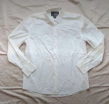 Chemise blanche Marineria Italiana XXL manches longues classic shirt belle qualité