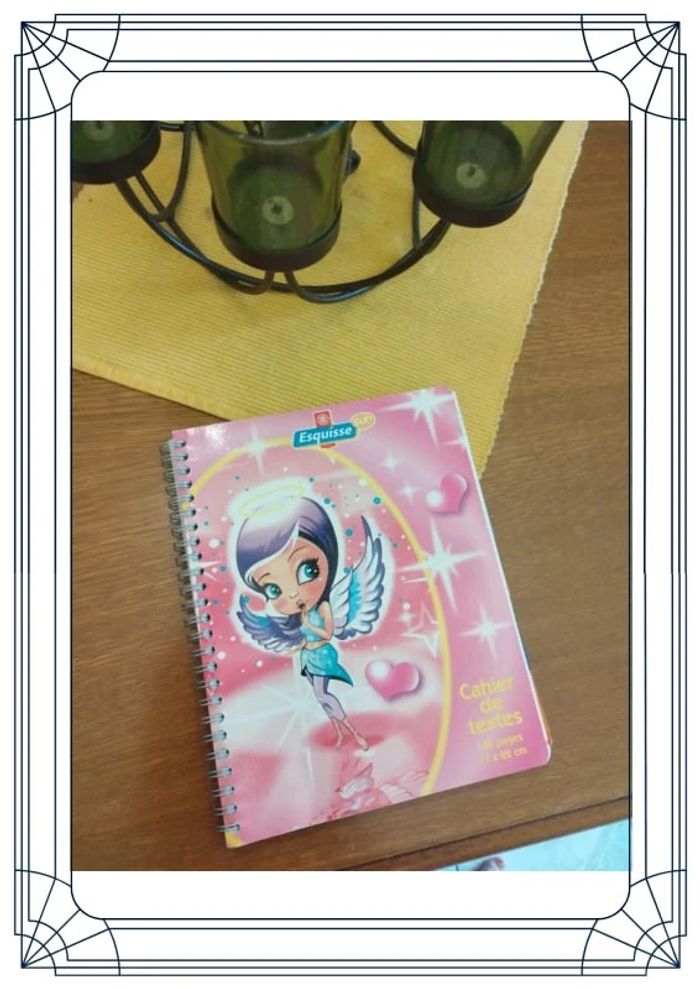Agenda carnet école 17 x 22 cm fille fée neuf - photo numéro 5