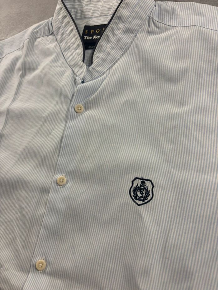 Chemise rayés blanche et Bleu The Kooples Sport Taille M - photo numéro 2