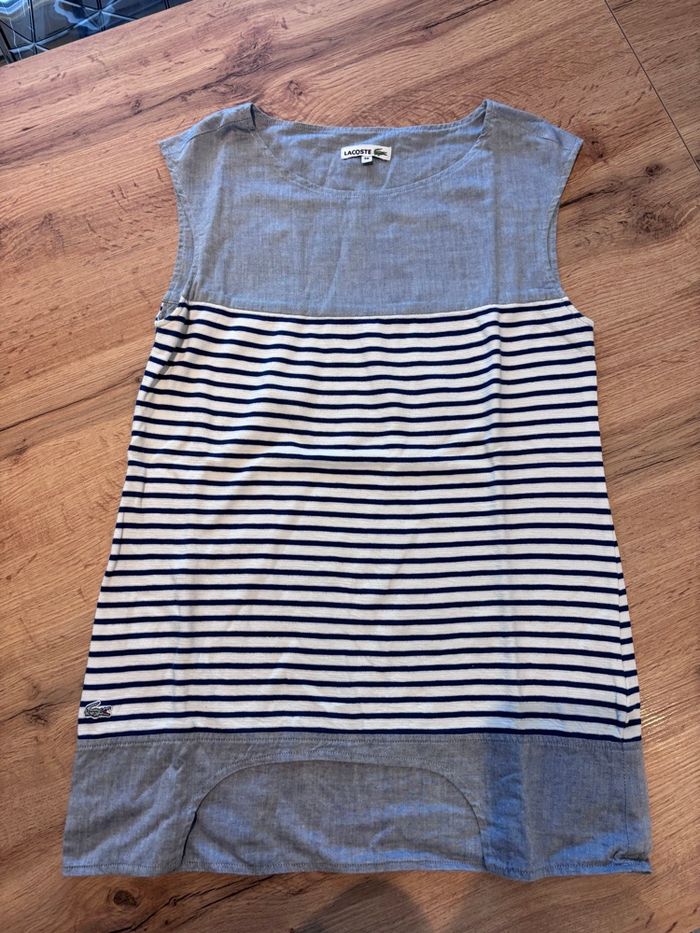 Tunique femme marinière taille 36 Lacoste