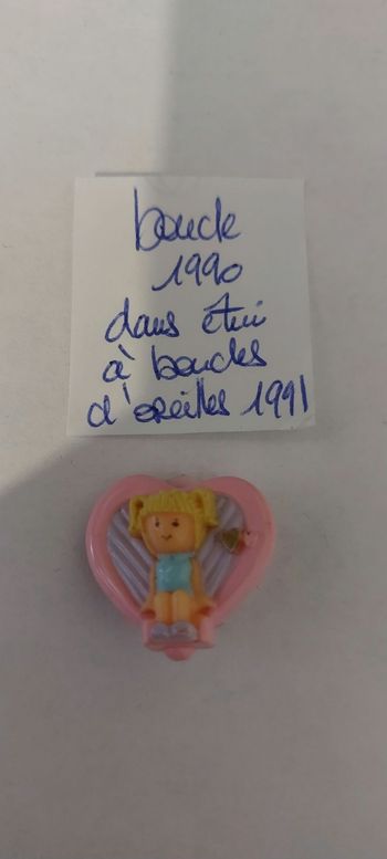 Boucle d'oreille 1990 Polly Pocket