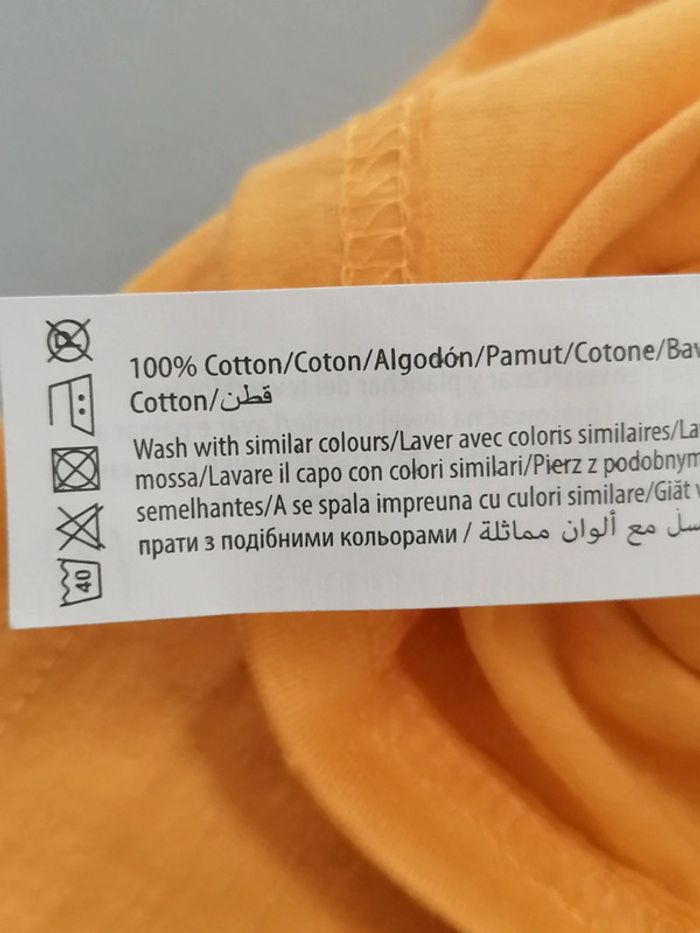 Tee-shirt jaune moutarde XL neuf etiqueté - photo numéro 7