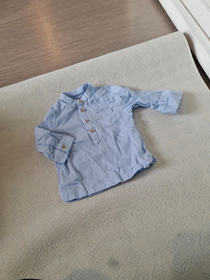 Chemisier bleu 9 mois kiabi