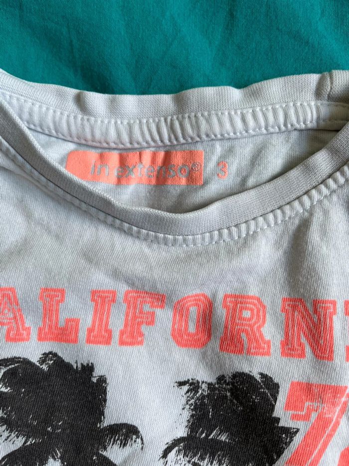 T-shirt blanc 3 ans - photo numéro 3