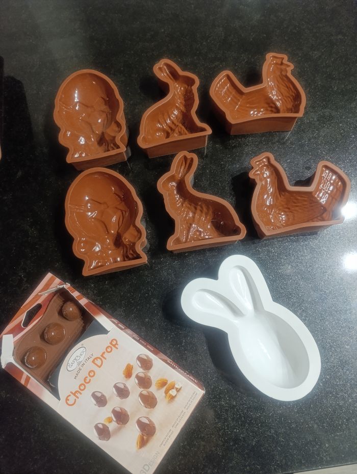 Lot moule chocolat pâque