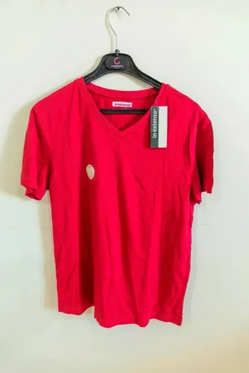 C46 t-shirt bordeaux In extenso M
