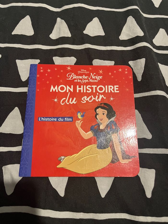Livre enfant Disney mon histoire du soir blanche neige et les 7 nains l’histoire du film