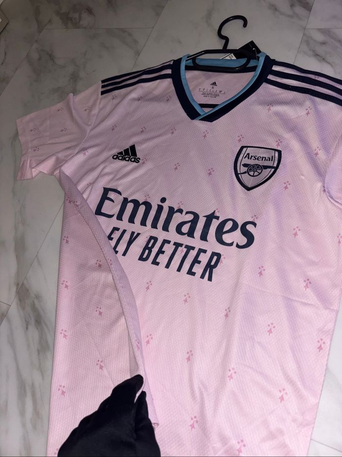 Maillot Arsenal extérieur rose - photo numéro 4