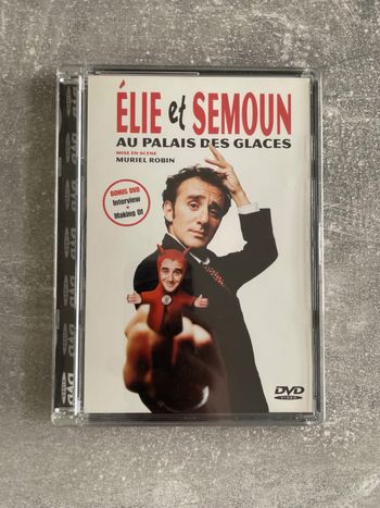 DVD spectacle humour, comique Elie et Semoun au palais des glaces en français.