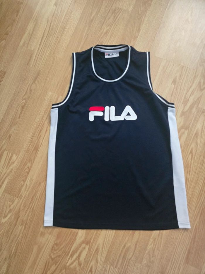Réédition de debardeur Fila vintage style basketball - photo numéro 7