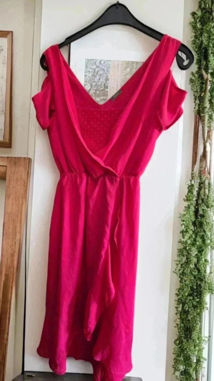 Robe fushia avec veste noir 🌹40🌹 - photo numéro 2