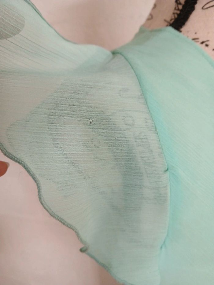Tres jolie robe longue vert/ turquoise taille 40 - photo numéro 7