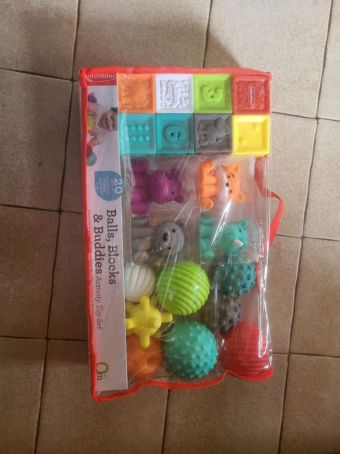 Coffrets 20 pièces sensorielles INFANTINO - multicolore - photo numéro 2