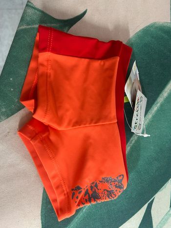 Short boxer maillot de bain orchestra 9 mois orange neuf