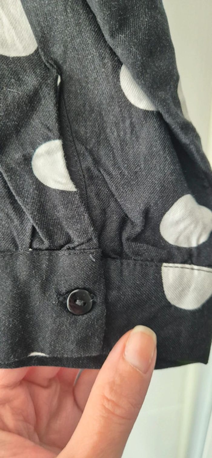 Robe chemise à pois - photo numéro 8