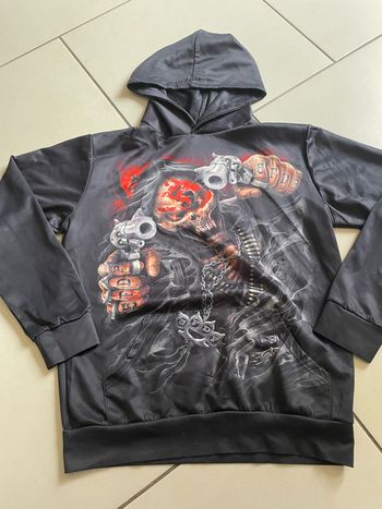 Sweat Halloween tete de mort