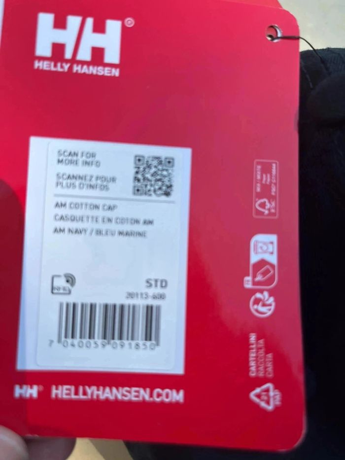 Casquette Helly Hansen bleu marine - photo numéro 3