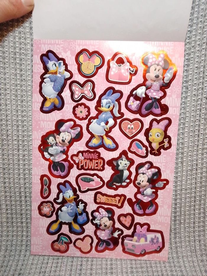 Stickers brillants pailletés "Minnie" - Disney Junior - photo numéro 4