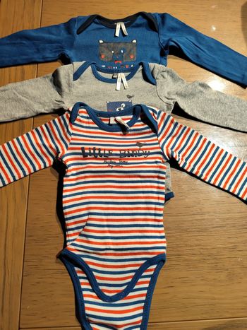 Lot de 3 bodies manches longues