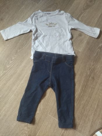 Ensemble bébé fille 6 mois