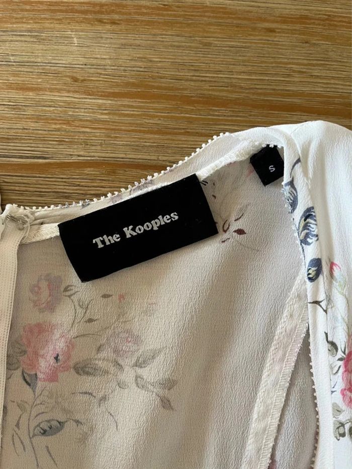 Robe en soie fleurie The Kooples - Taille S 🌸 - photo numéro 4