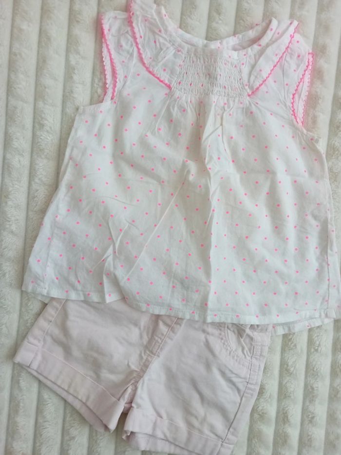 Ensemble fille 6/9mois 🌼🌸 - photo numéro 2