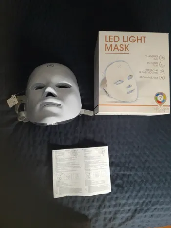 masque led, 7 couleurs, neuf