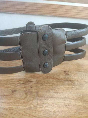 Vintage Ceinture Charles Jourdan triple rang