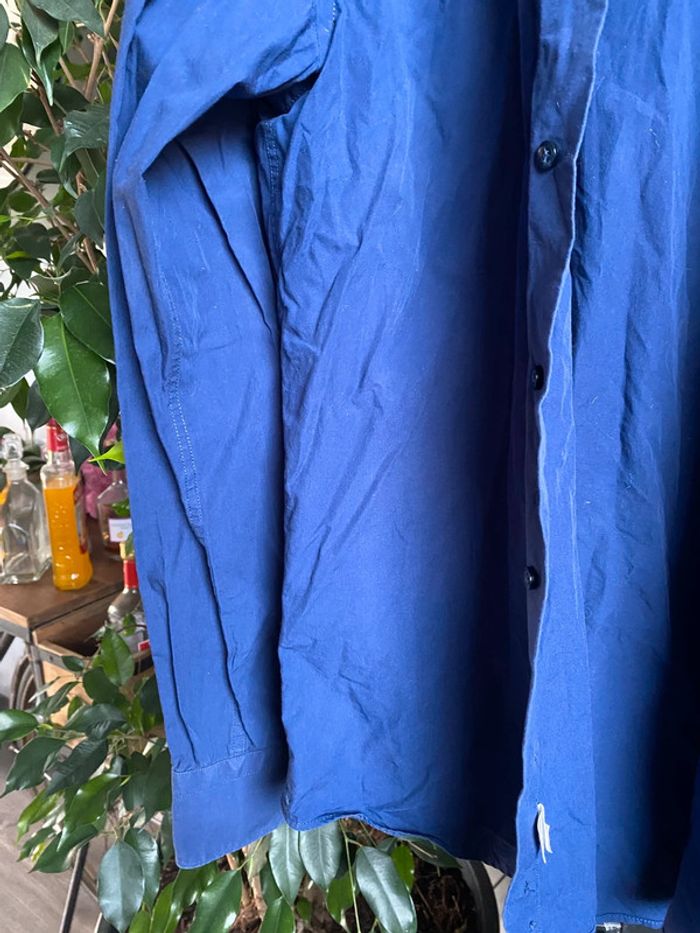 Chemise homme, bleu marine, taille 40 , Fusaro - photo numéro 4